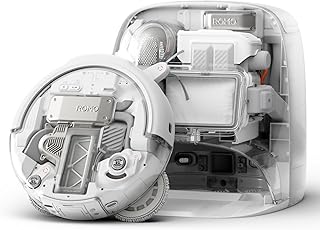 DJI ROMO P Robotstofzuiger en mop met transparant design, 25.000 Pa zuigkracht, sensoren op droneniveau, dubbele robotarmen, 200 dagen onderhoudsvrij gebruik, aanpasbare dweiloplossingen
