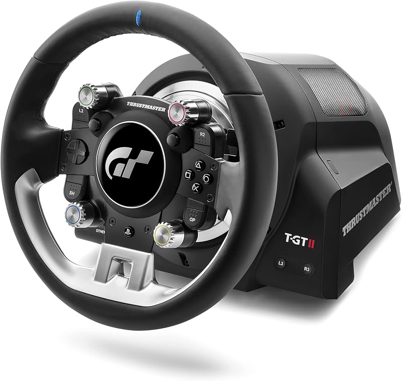 Thrustmaster T-GT II Force Feedback - Base & Racing Wheel (compatible w/ PS5, PS5 Pro, PS4 & PC)