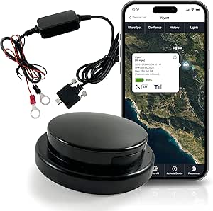 LandAirSea Overdrive Permanent GPS Tracker - Includes Waterproof Hardwire Kit and Permanent Mount. Perfect for Long-Term Tracking of Equipment, Vehicles, and More. Real-Time Global Tracking. asin的图片