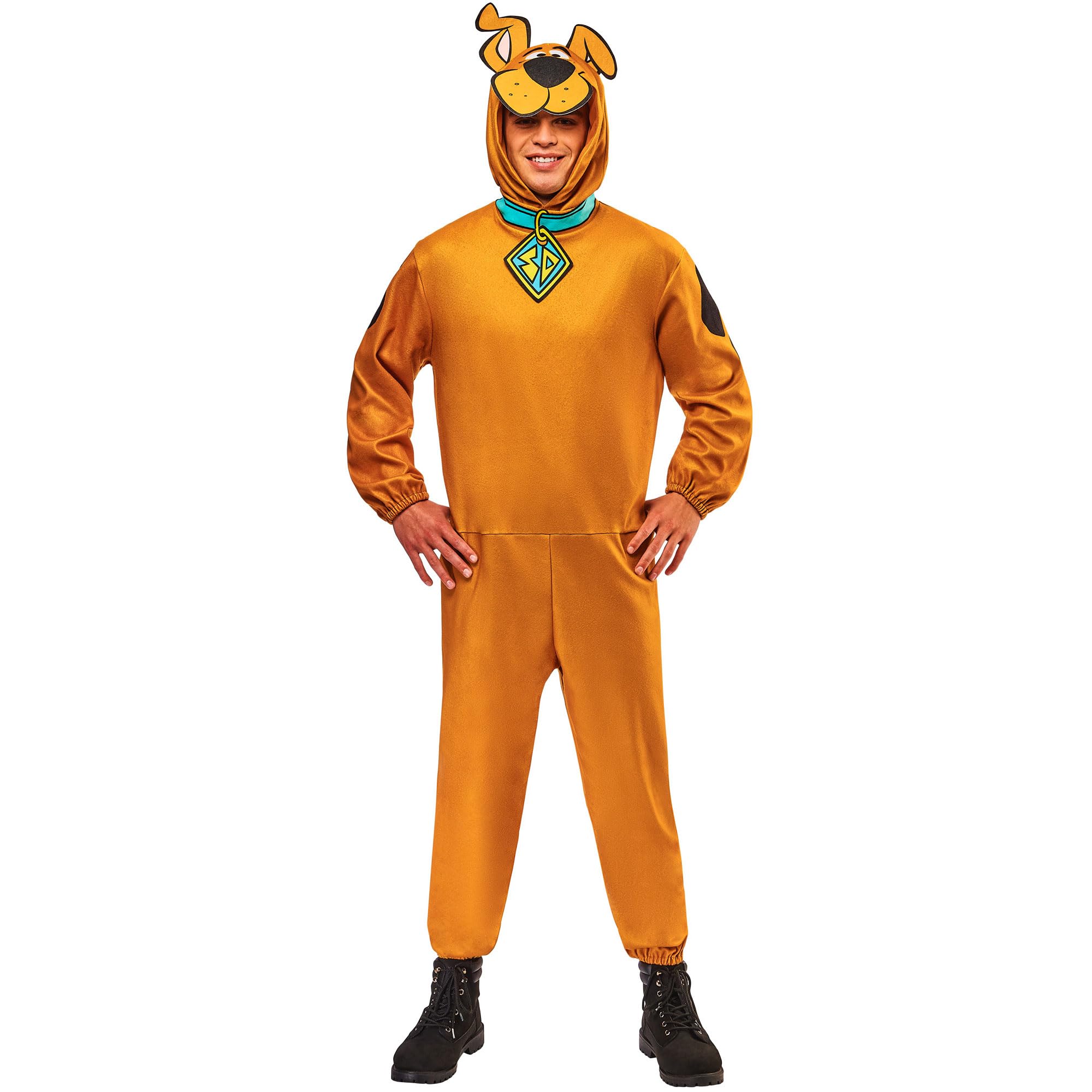 Rubies Official Scooby Doo Adult Costume, Adult Fancy Dress, Size L-XL Halloween