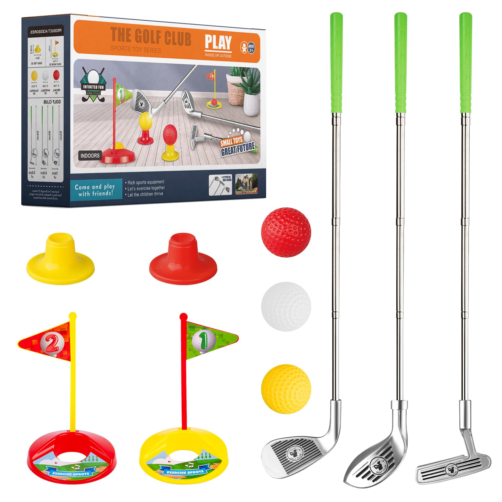 Amazon.com: Liberry Kids Golf Clubs for 3 4 5 6 Years Old