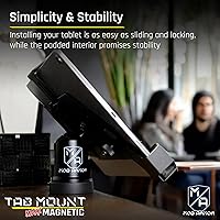 Vista 4 de Mob Armor Tab Mount Maxx Magnetic Tablet Mount - Universal Tablet Holder with Magnetic Base for 7"-13" Tablets - Includes Adhesive Mounting Disc