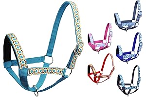 Double Layer Heavy Duty Padded Overlay Printed Nylon Cow Halter