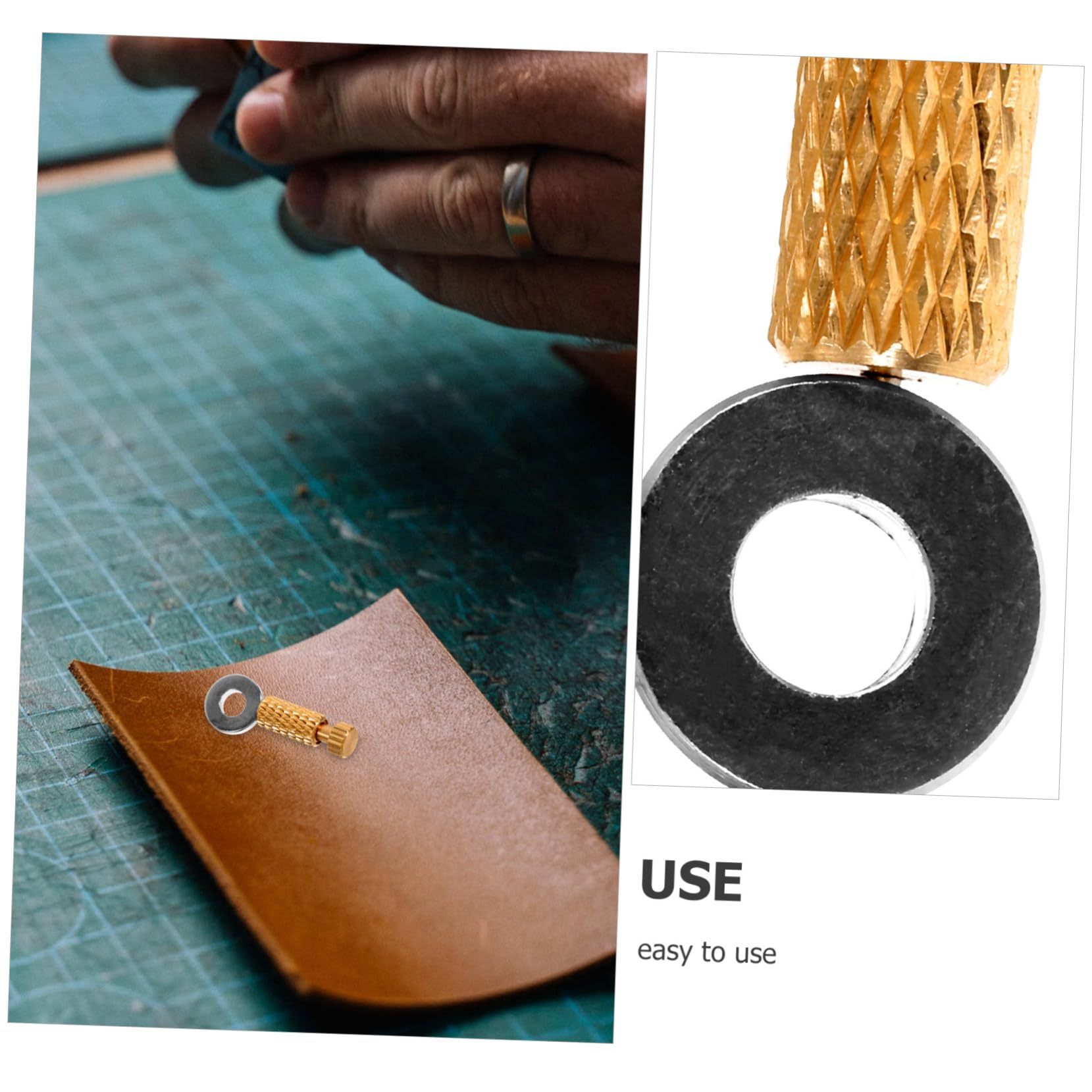 HAPINARY 8pcs Leather Position Needle for Sewing Embroidery Stabilizer Cutaway Pins Locking Pins for Handmade Leather Goods