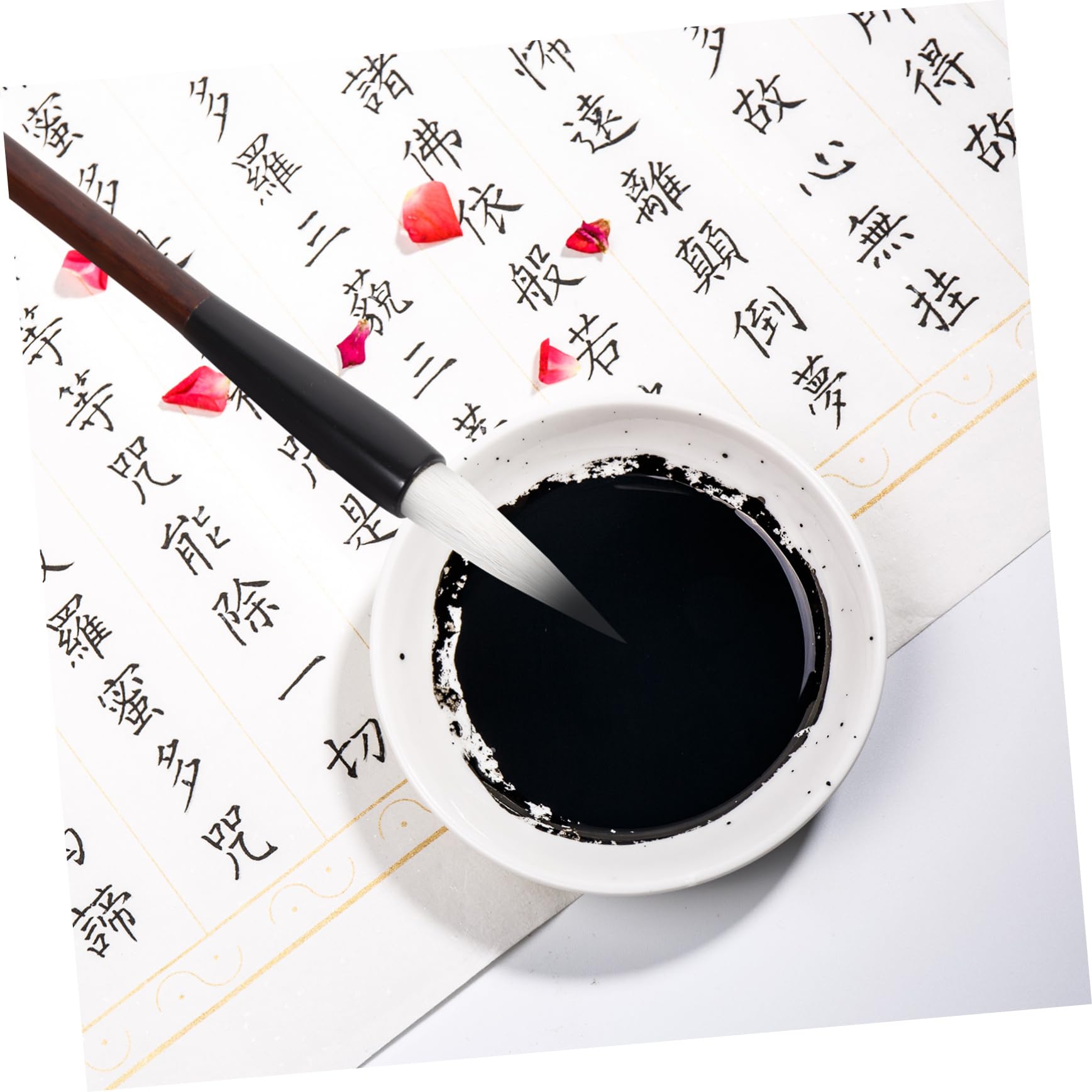 HONMEET Calligraphy Brush Set 3pcs Writing Brush Pens Writing Tools Beginner-friendly Traditional Chinese Style