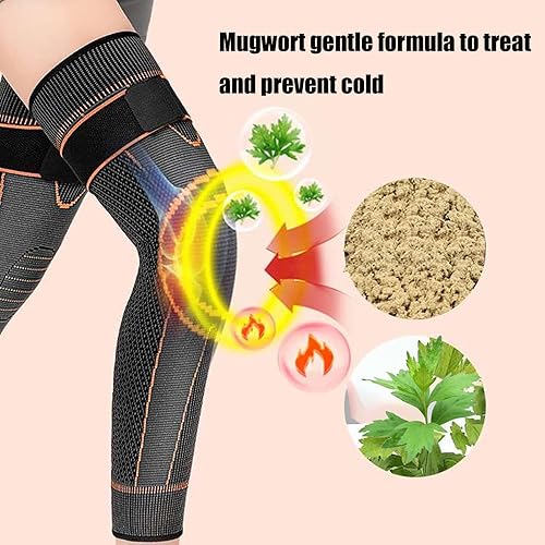 Miniatura 3 de OIUYT Rodilleras moldeadoras de acupresión de turmalina moldeadoras de acupresión con calentadores de muñeca rodilleras autocalentables para mujeres