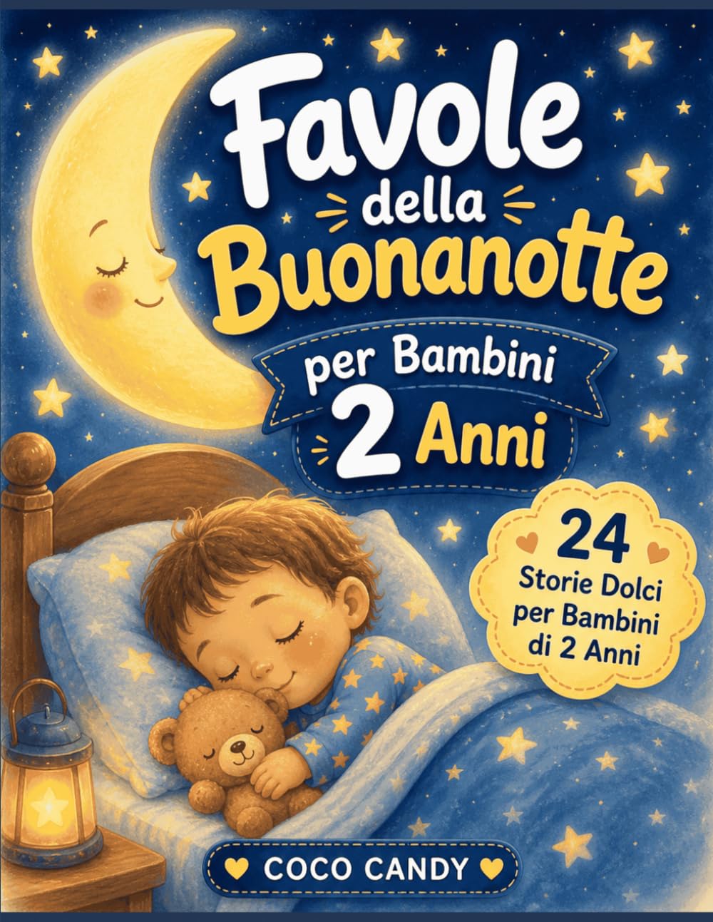 Favole della Buonanotte per Bambini di 2 Anni: 24 Storie Brevi, Semplici e Rilassanti per Aiutare i Bambini di 2 Anni ad Addormentarsi Serenamente
