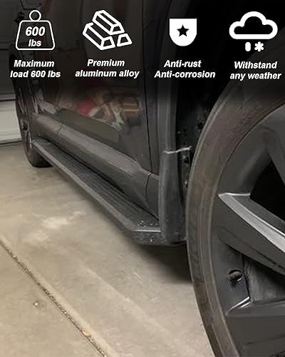 Miniatura 7 de Snailfly Estribos aptos para Honda Pilot 2023-2026 de aluminio, con carga de 600 libras