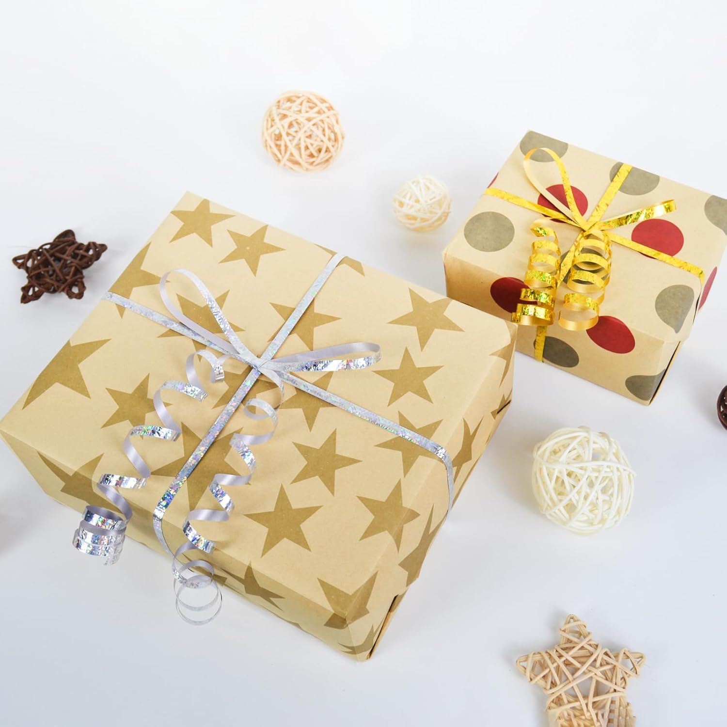 Black Curling Ribbon 500 Yard, Shiny Metallic String for Gift Wrapping, Balloon, Florist Flower - 3/16" Thin Curly Gift Ribbon - Image 4