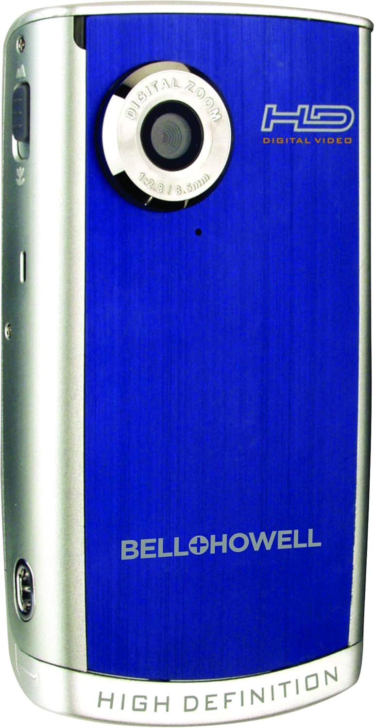 Bell and Howell DV600HDB High Definition Digital Video Camcorder with Flip USB (Blue) Amazon