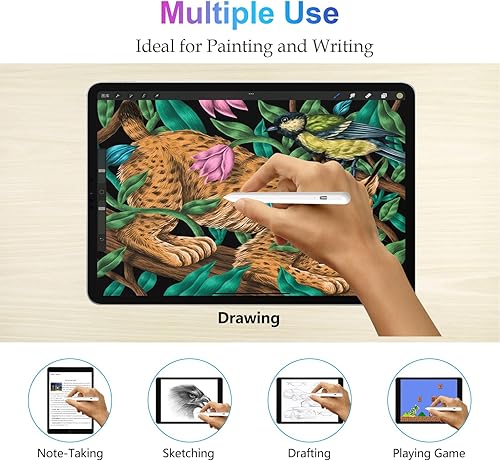 Miniatura 98 de Lápiz óptico para iPad 2018-2023 con rechazo de palma, lápiz activo para iPad de 10ª/9ª/8ª/7ª/6ª generación, para iPad Pro de 11/12.9 pulgadas
