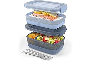 Ello 2-Pack Lunch Stack: Your Ideal Plastic Lunch Box Solution