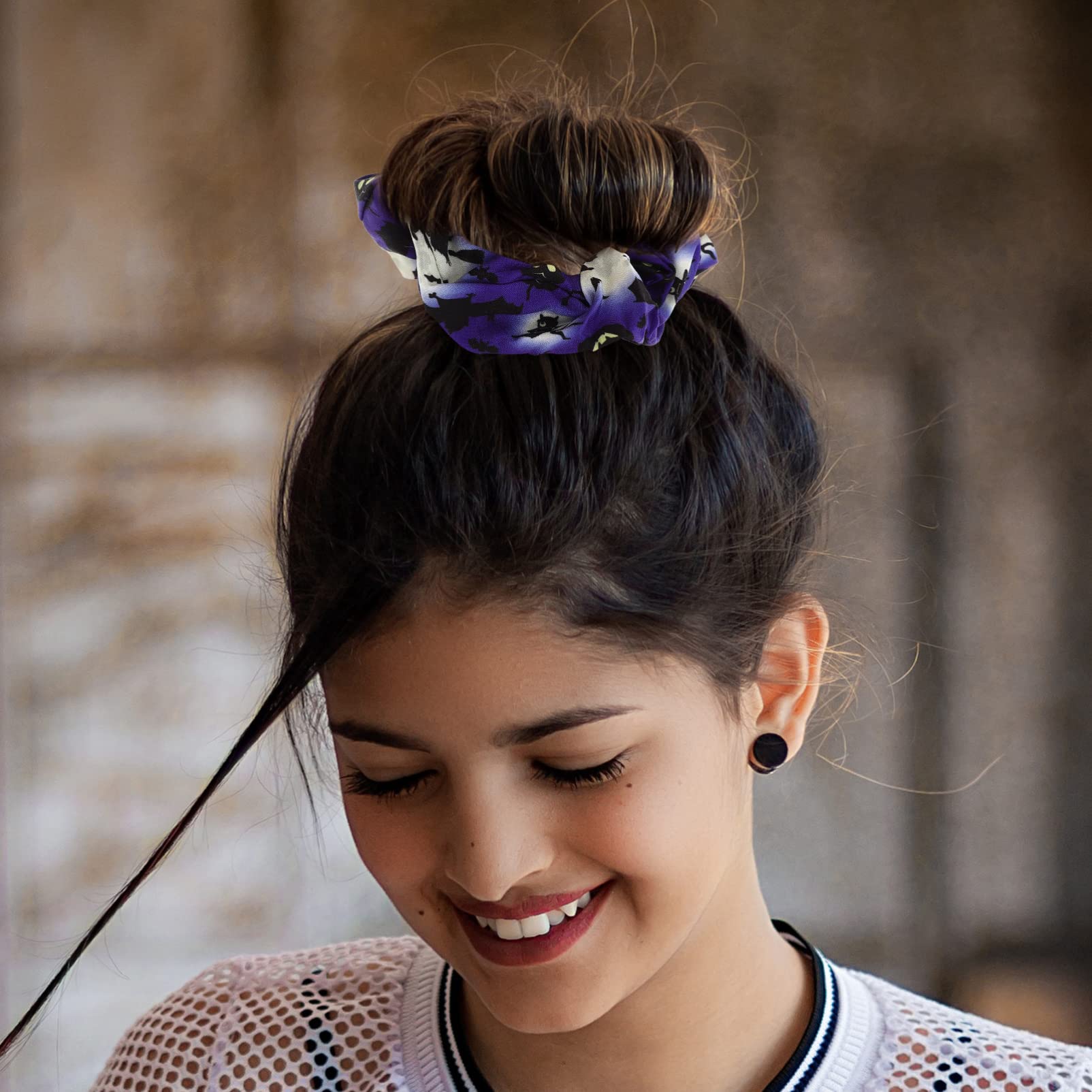 FOMIYES 36stücke Halloween Haargummis Für Elastische Scrunchies Für Partys Und Sport Bunte Haarbänder Für Dickes Und Lockiges Haar