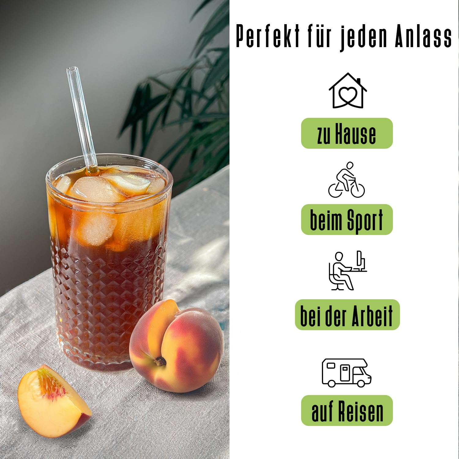 INSTICK Ice Tea Zuckerfreies Instant-Getränk (Eistee Bundle L) - 96 Sticks - 1 Stick für 1,5-2,5 L - Veganes Getränkepulver Kalorienarm & Vitamin C - Instant-Pulver