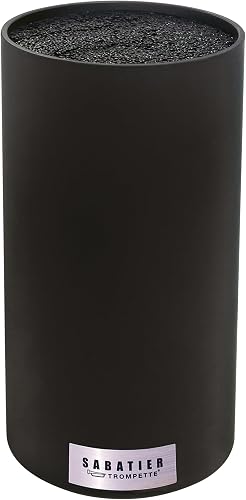Trompette Bloc vide avec tiges spaghettis noires Sabatier