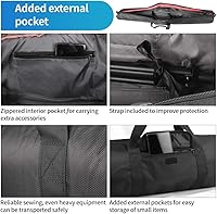 Vista 3 de HEMMOTOP Bolsa de trípode, 47 x 7 pulgadas, funda de transporte gruesa para trípode con correa para el hombro y asa, bolsa de soporte ligero
