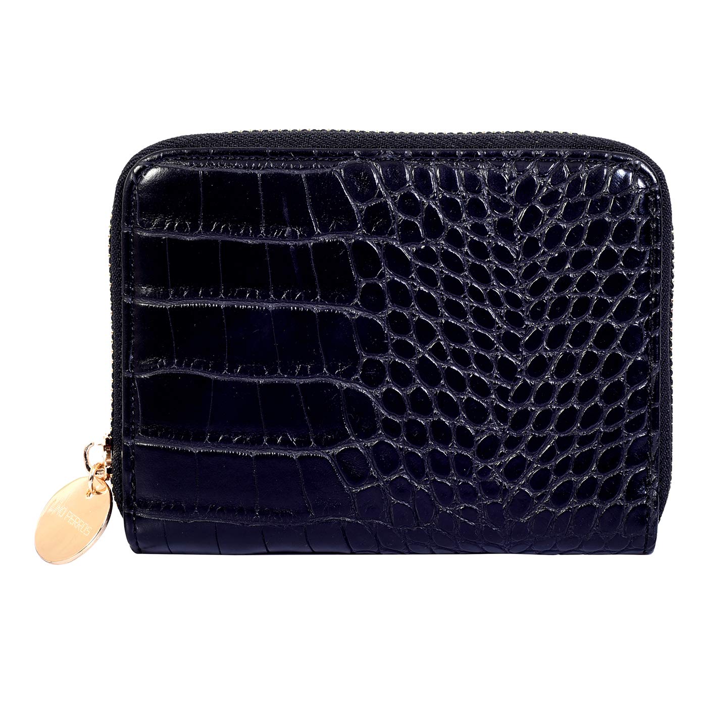 Womens Synthetic Leather Wallet (Black)-image-31