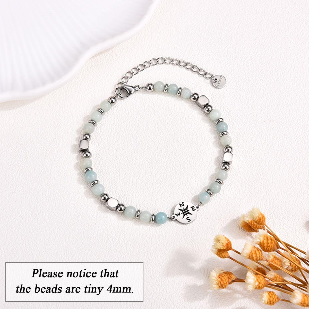 2026 Graduation Gifts for Her, Compass Bracelet for Girls Women, Inspirational High School College Class of 2026 Graduation Gifts