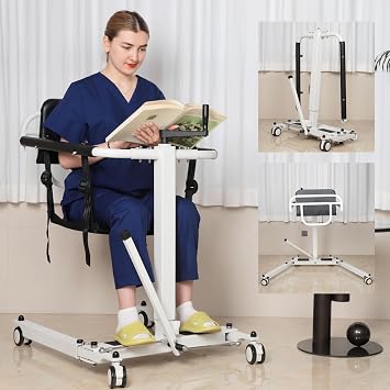 قابلة للطي دليل رفع المريض نقل الرئاسة، قابل للتعديل الارتفاع & عرض قاعدة، المحمولة التنقل المعونة للمسنين، سرير إلى كرسي متحرك/صوفا/مرحاض/نقل السيارات دليل رفع المريض نقل الرئاسة
