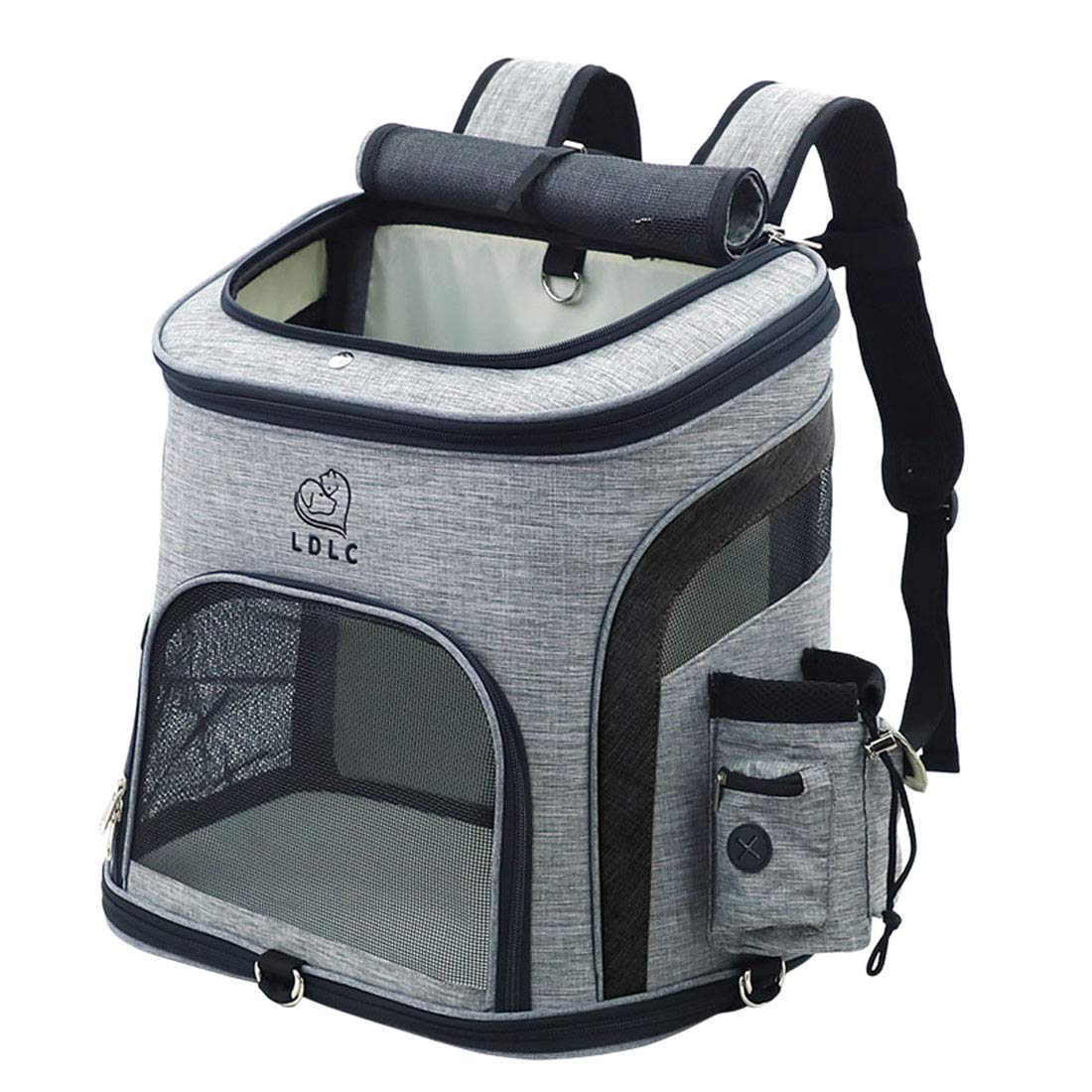 HYZH Groß Haustier Rucksäcke haustiertragetasche Atmungsaktive Outdoor Faltbarer für Hunde und Katzen 40X37X28cm