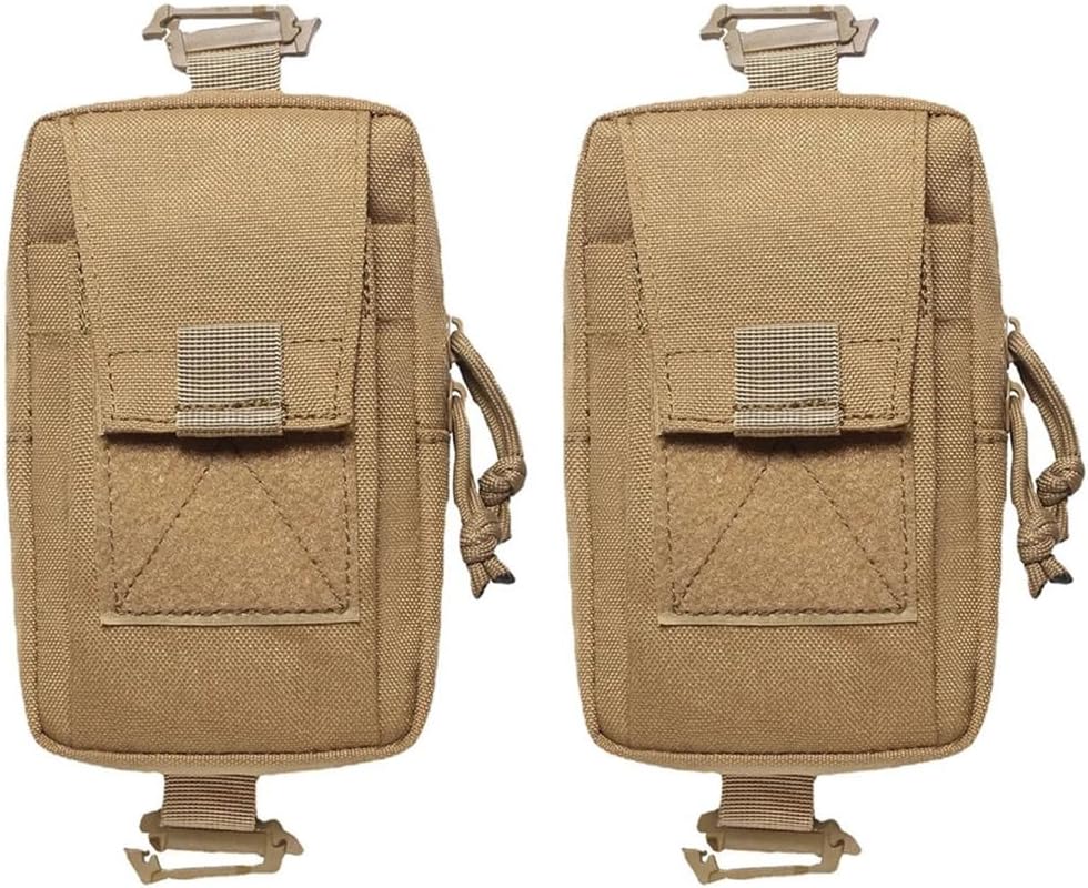 Universal Tactical Molle Pouch, Compact Admin Shoulder Bag, Adjustable Duty Belt Accessories, Magazine Bag for Outdoor Sports, Versatile Walkie Talkie Holder Carrier