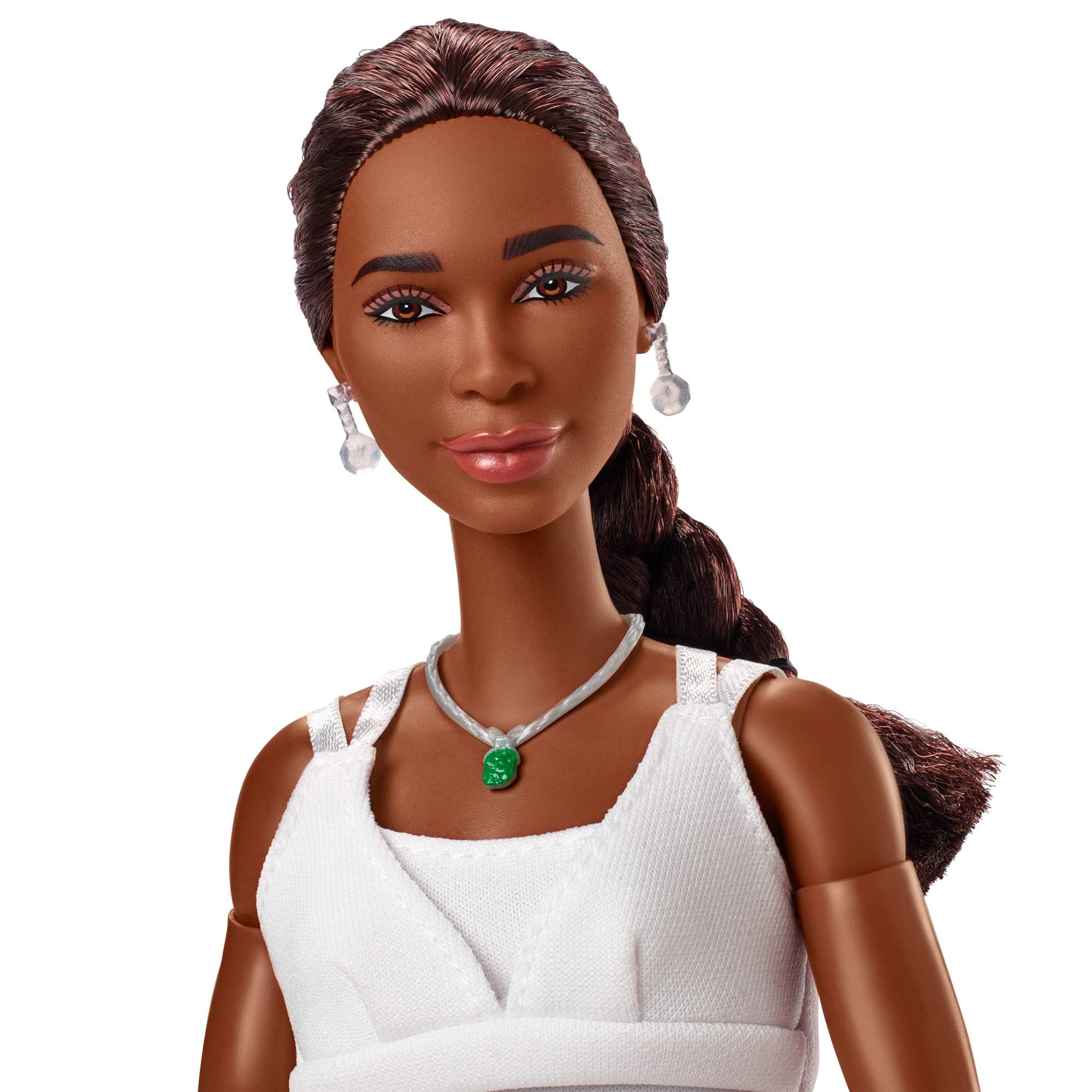 Barbie Signature - Venus Williams Serie Inspiring Women, bambola da collezione con completo da tennis e racchetta inclusa, confezione da esposizione, 6+ anni, HRM49