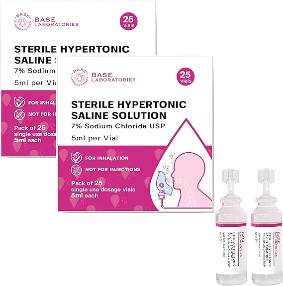 BASE LABORATORIES 7 Hypertonic Saline Solution for Nebulisers