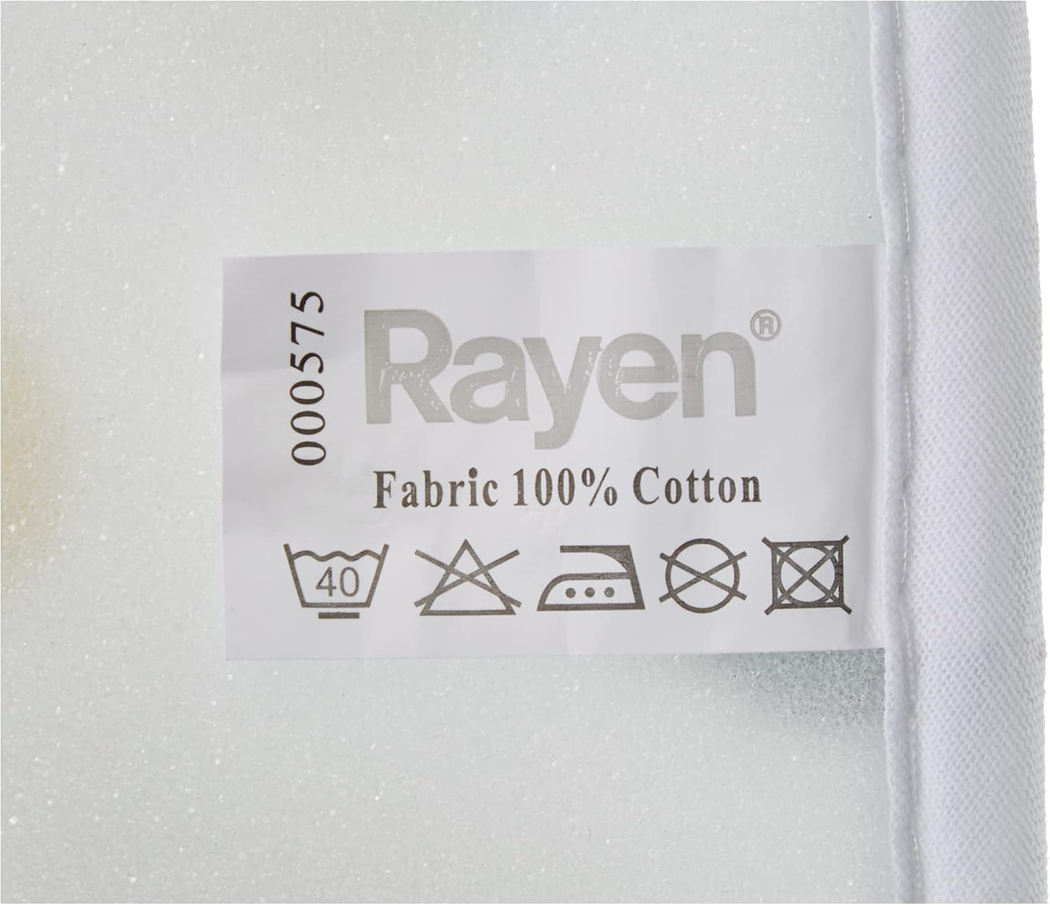 Rayen | Universal ironing board cover | 3 layers: Double layer of foam and 100% cotton patterned fabric | Basic Plus range | 130 x 47 cm | White with confetti pattern
