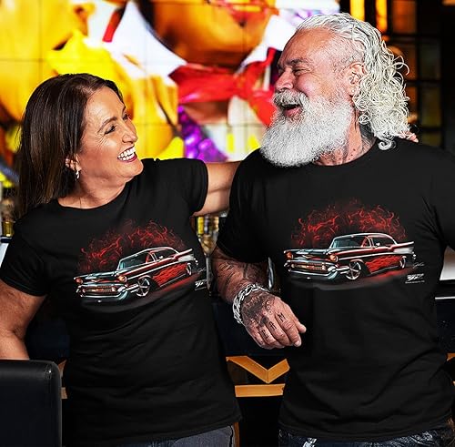 Miniatura 2 de Wicked Metal Camiseta 57 Chevy Bel Air - Camiseta Muscle Car