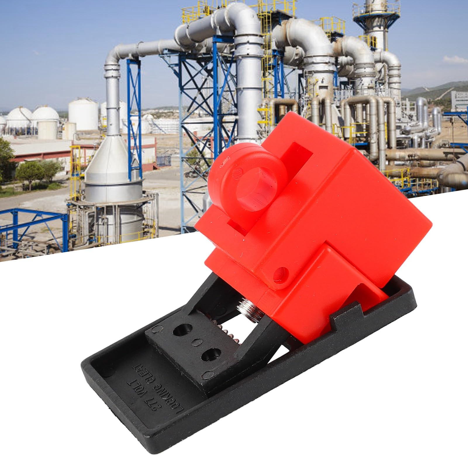 Natudeco Circuit Breaker Lockout Device Clamp On Breaker Lock Electrical Maintenance Accessory for Industrial Maintenance and Inspections