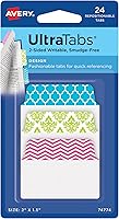 Vista 17 de Avery, Multi-Use Ultra Tabs - 2 x 1.5 pulgadas, diseños iridiscentes holográficos, 18 pestañas de páginas reposicionables (74145)