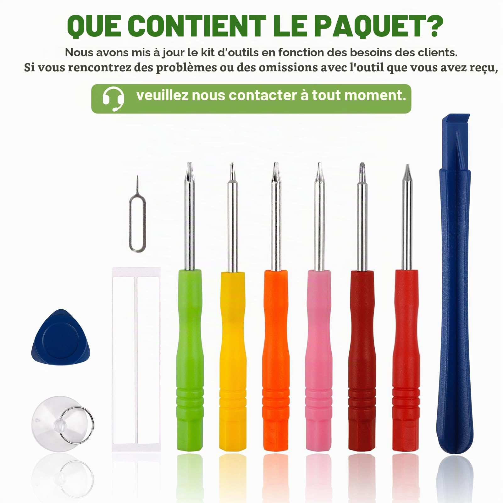 Nouvel ensemble de remplacement d'écran LCD pour iPad mini 5 2019 7,9" A2126, A2124, A2133 avec kit d'outils de réparation mis à jour - Noir