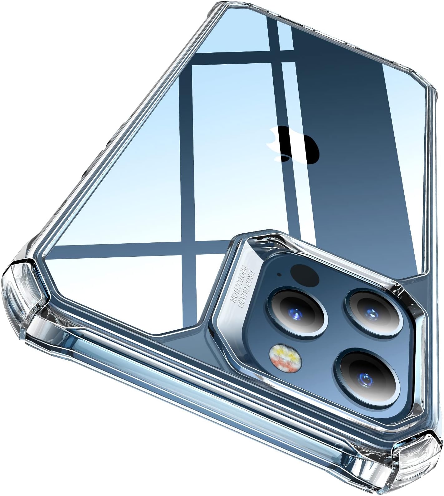 ESR for iPhone 12 Pro Case, iPhone 12 Case, Military-Grade Drop Protection, Shock-Absorbing, Yellowing Resistant, Scratch Resistant, Air Armor Clear Phone Cover for iPhone 12/12 Pro, Clear