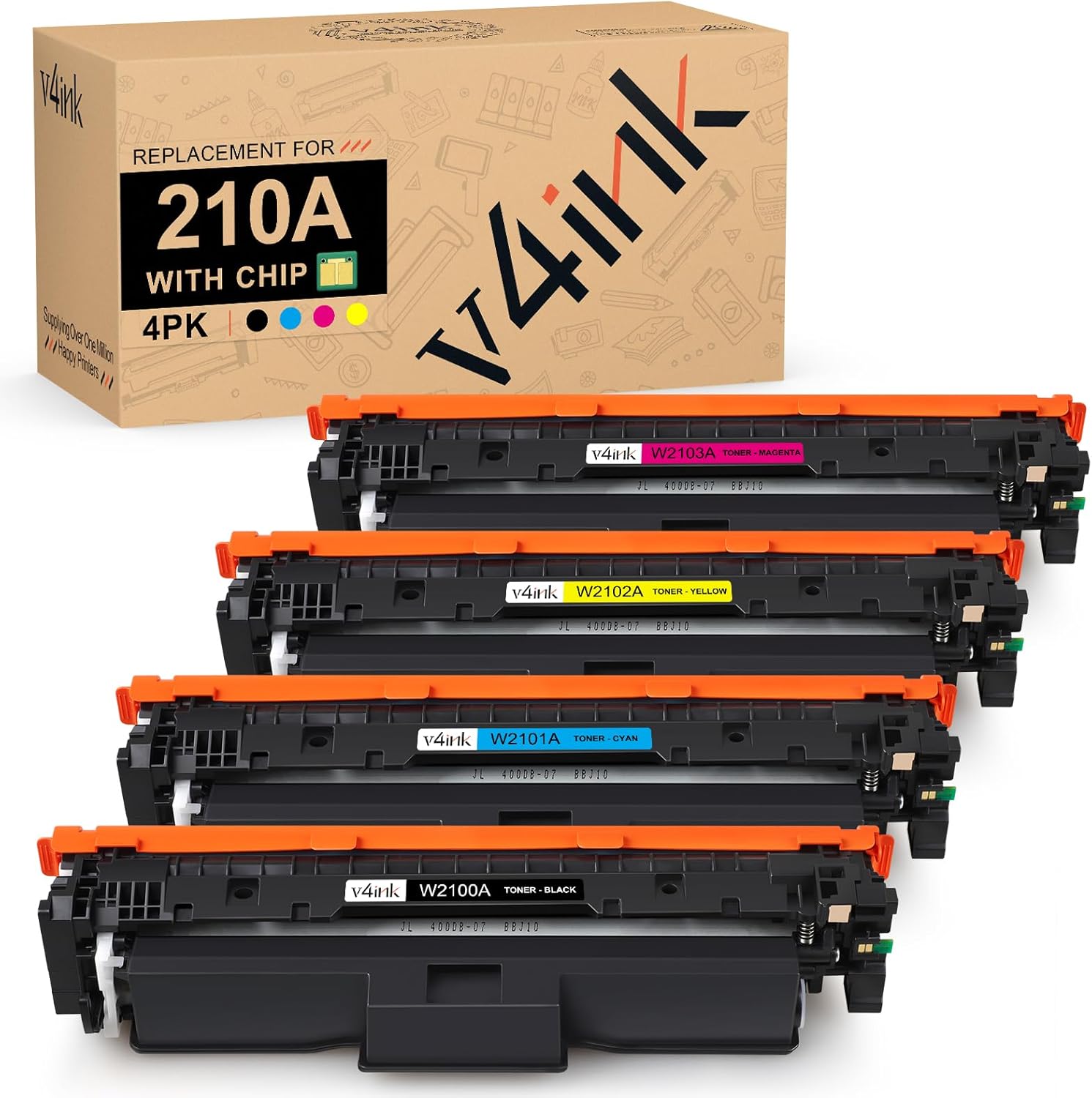 v4ink 210A 4-pack Toner Cartridge for HP Color Pro