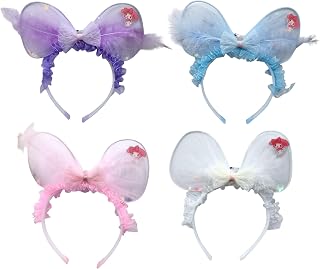 LIGHTER HOUSE Cutest MY MELODY Hair Band with LED Light for kids girl Birthday Return Gift Idea - Mix Colour, Pack of 01 Pc Price In India