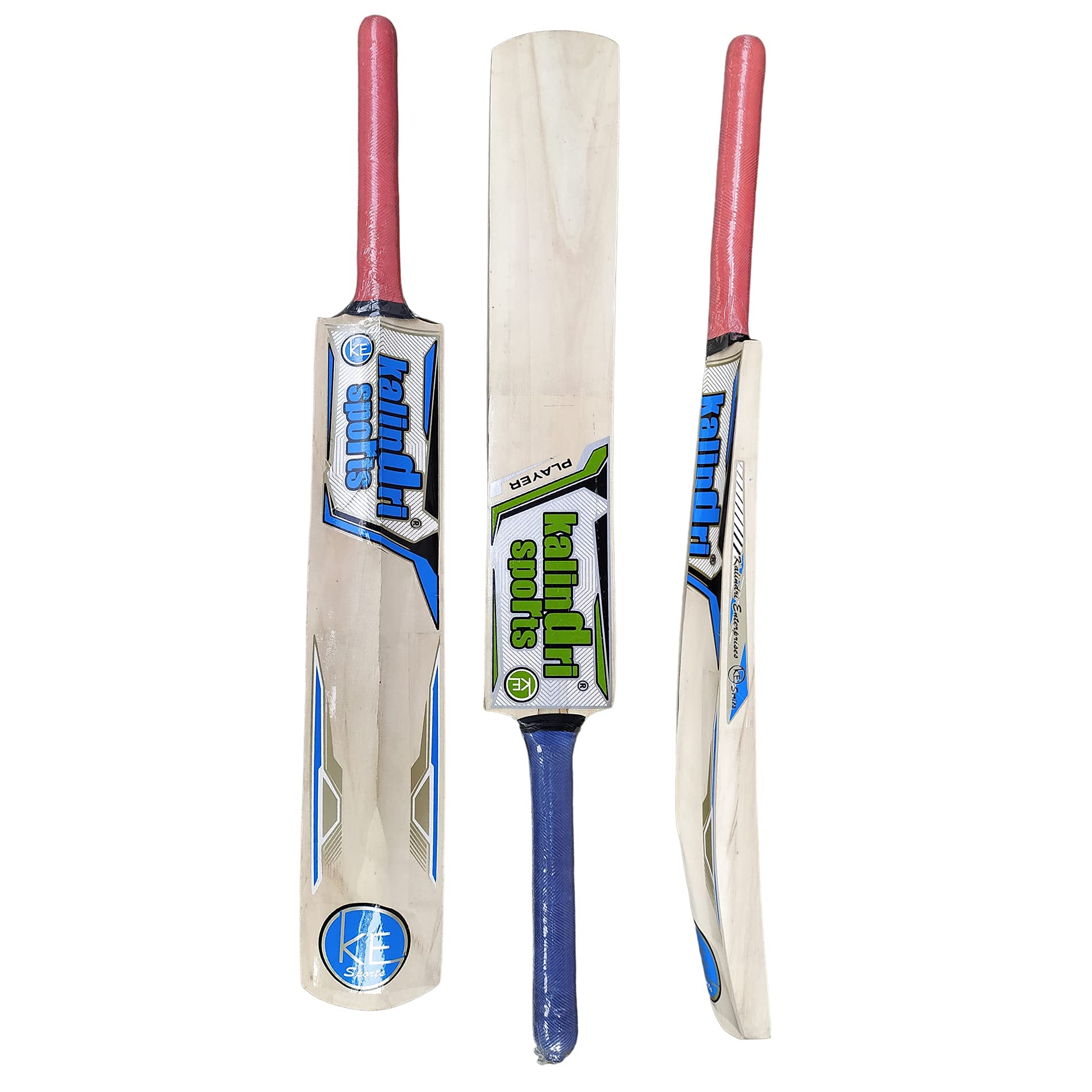 Balle de Cricket Populaire en Bois de Saule avec Autocollants (Taille complète), Assortis