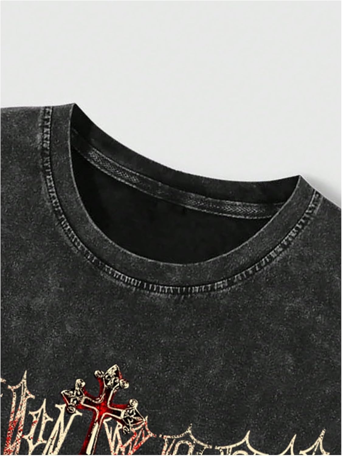 SOLY HUX Men's Summer Gothic Tank Top Graphic Print Distressed Sleeveless Shirts Vintage Hip-hop Vest - Image 4