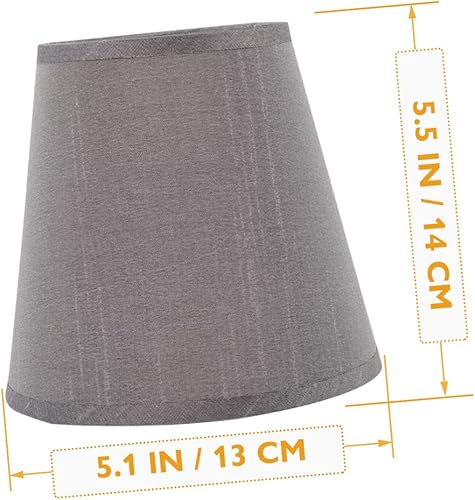 Miniatura 7 de DOITOOL 3 unids pantalla de tela de mesa lámpara de sombra clip en la lámpara de arpillera pantalla pantalla lámpara lámpara decorativa pantalla