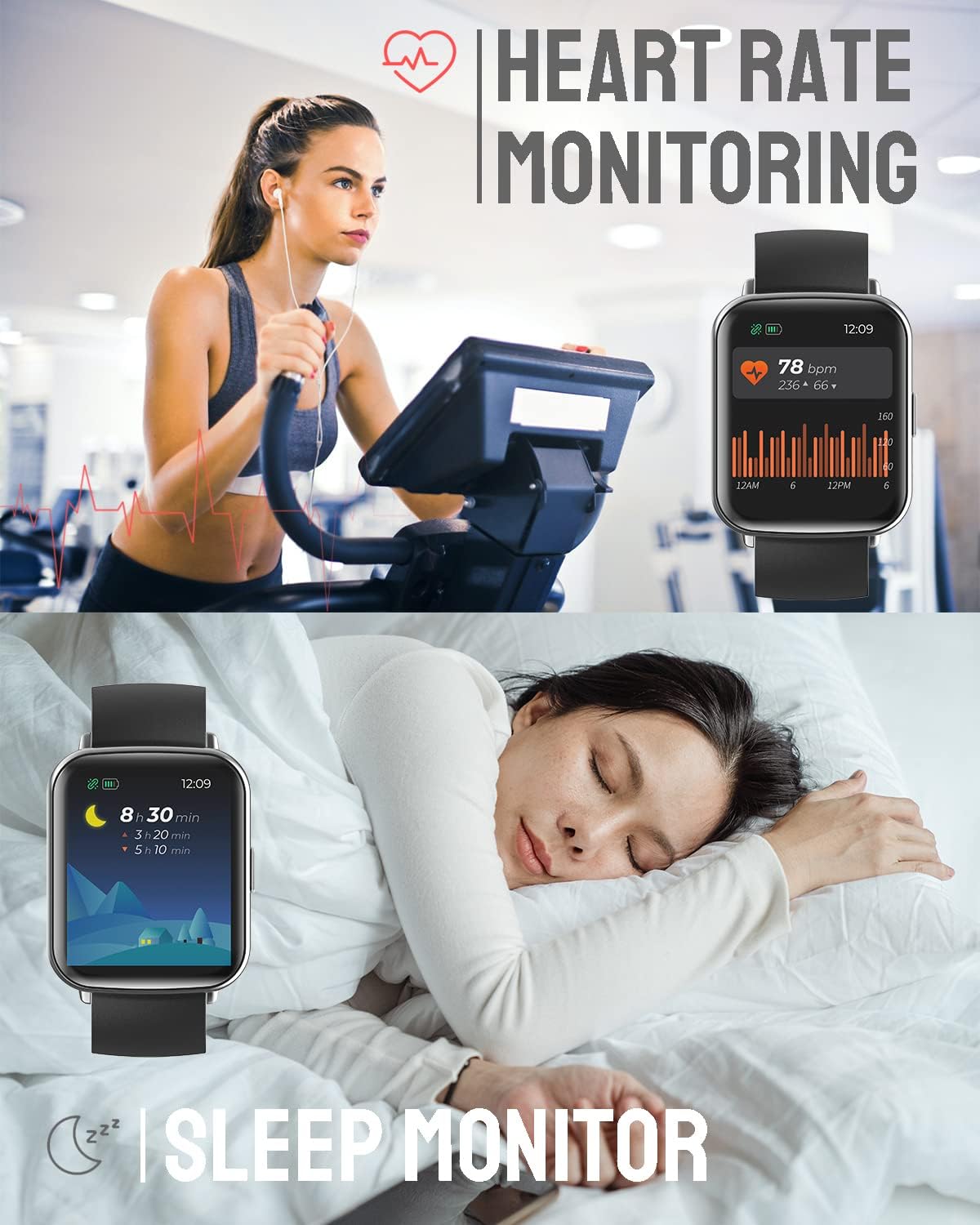 Bleutty Orologio Smartwatch Uomo Donna con Saturimetro Contapassi Cardiofrequenzimetro Notifiche Messaggi Orologio Sportivo Fitness Activity Tracker Cronometro Nuotata Controller Fotocamera Musicale Bleutty Orologio Smartwatch Uomo Donna con Saturimetro Contapassi Cardiofrequenzimetro Notifiche Messaggi Orologio Sportivo Fitness Activity Tracker Cronometro Nuotata Controller Fotocamera Musicale