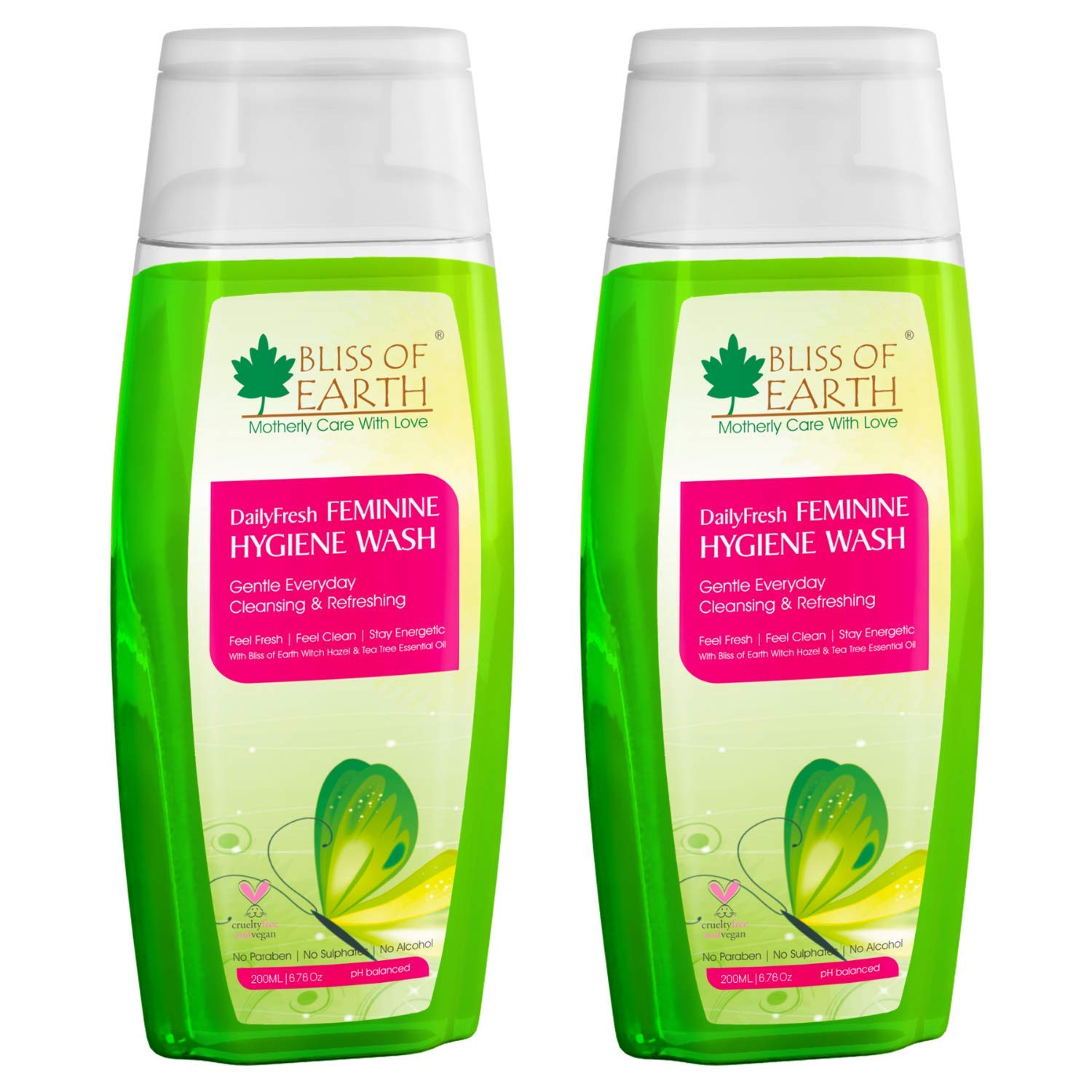 Sponsored Ad – Bliss of Earth® 2X200ml Intimate Hygiene Wash For Women Organic Tea Tree Essential Oil Enriched For Itching & Irritation in Private Parts