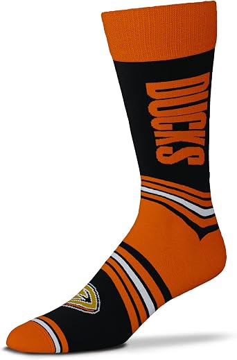 For Bare Feet NHL unisex-adult Go Team Dress Crew Sock