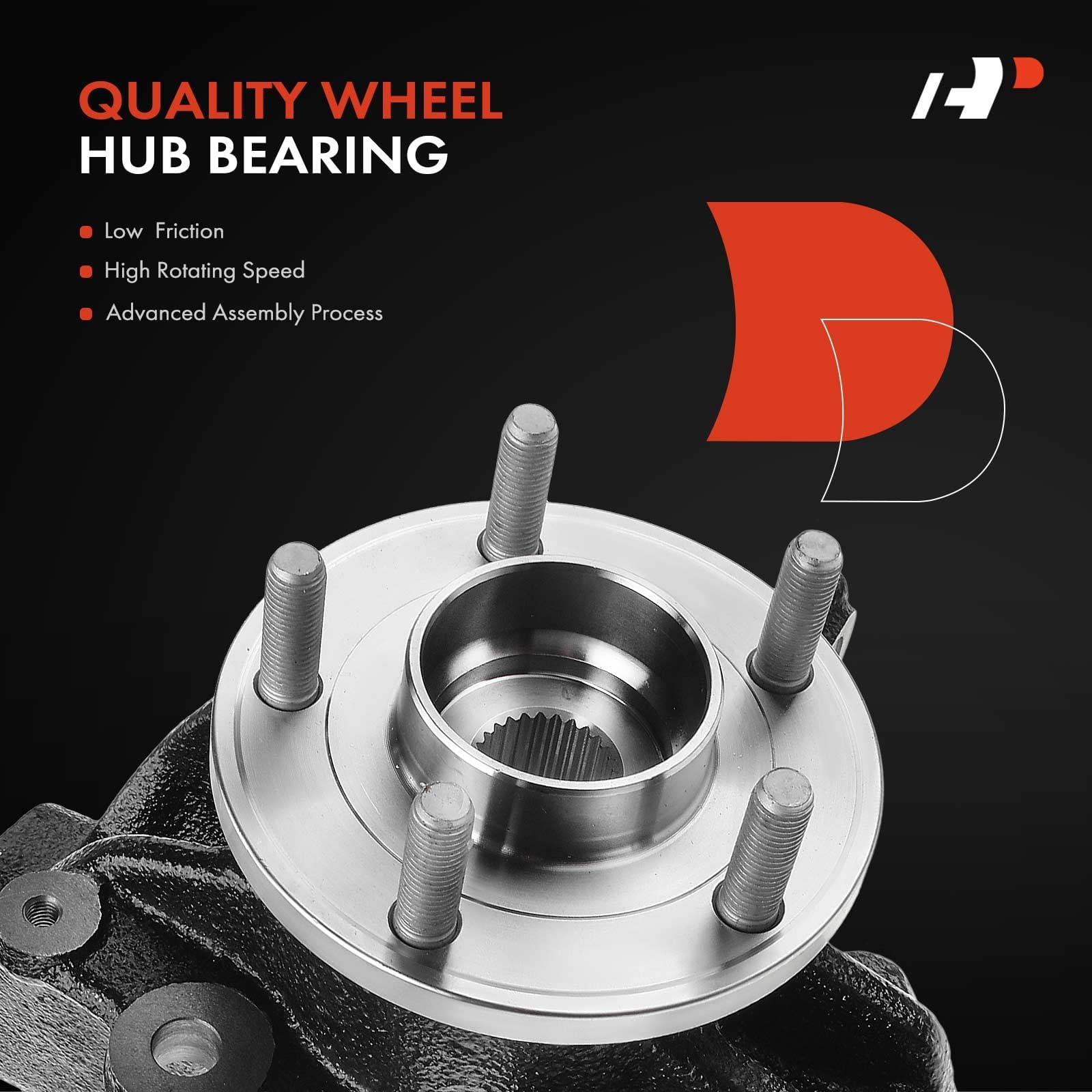 Wheel Hub & Bearing Assembly For 2012-2017 Ford Focus FWD - Rear Left Or Right