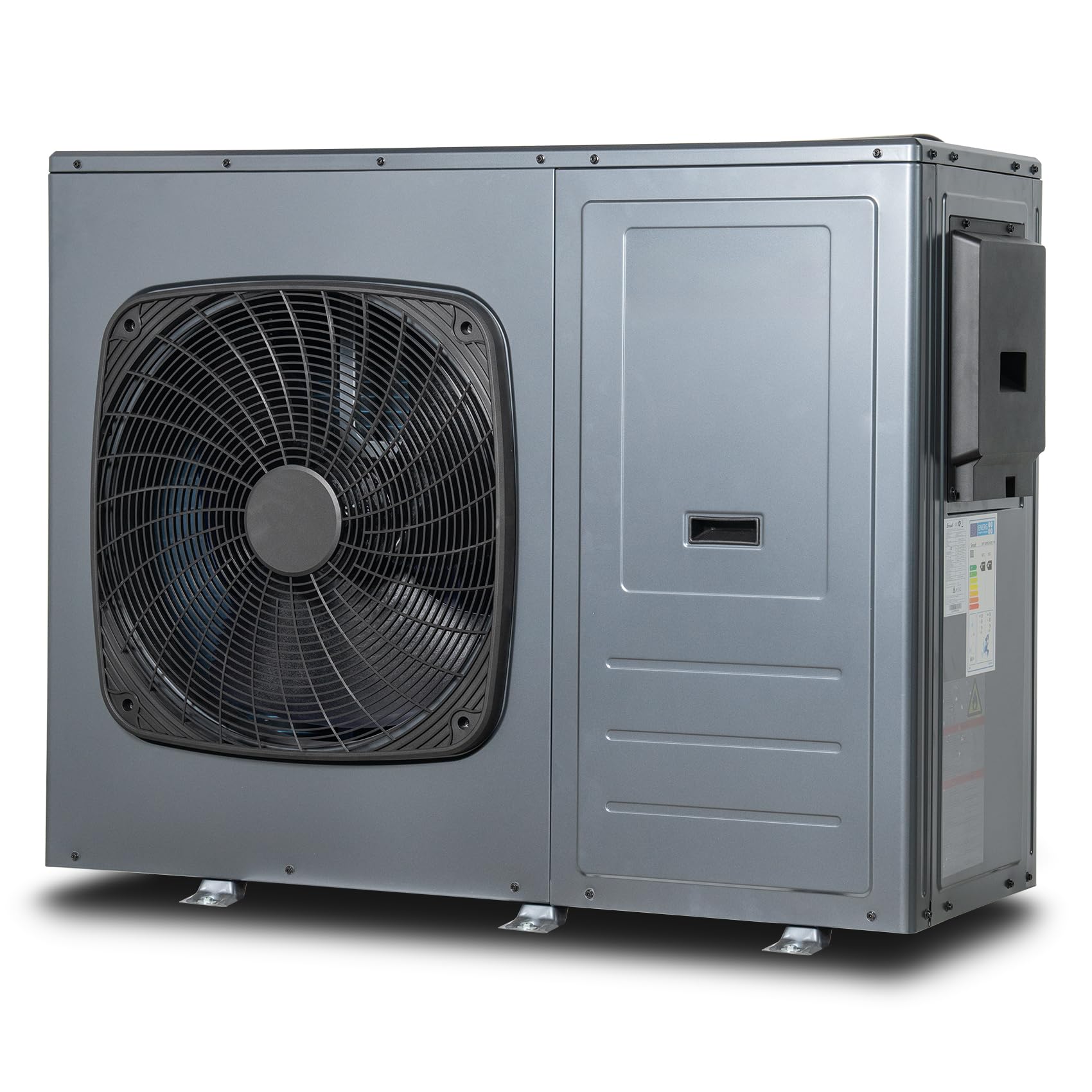 SMETA Pompa di calore ad aria monoblocco R290 10 kW, monofase, riscaldamento 3 in 1, raffreddamento e acqua calda, WiFi, monofase e ammissibile, A+++