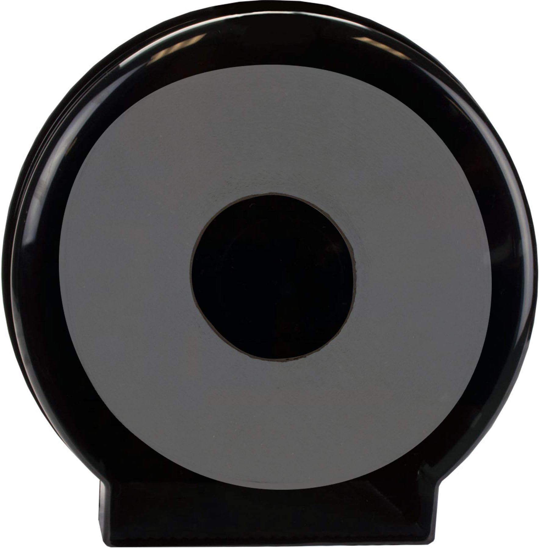 Janico 2009 Jumbo Roll Toilet Paper Dispenser - 9 Inch Single Roll, Wall Mount, Translucent Black