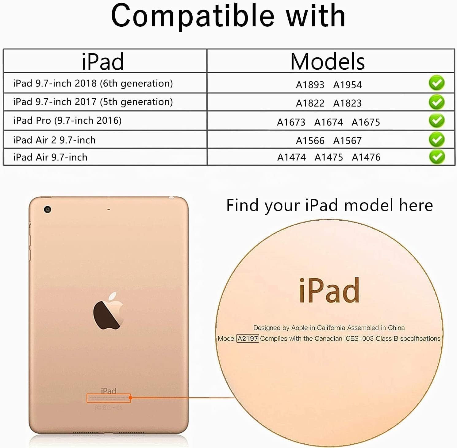 bmouo kids case for ipad 6th/5th generation (ipad 9.7-inch, 2017/2018), ipad 9.7/air 2 casee with screen protector, shockproof handle stand ipad 6th 5th generation case for kids, green