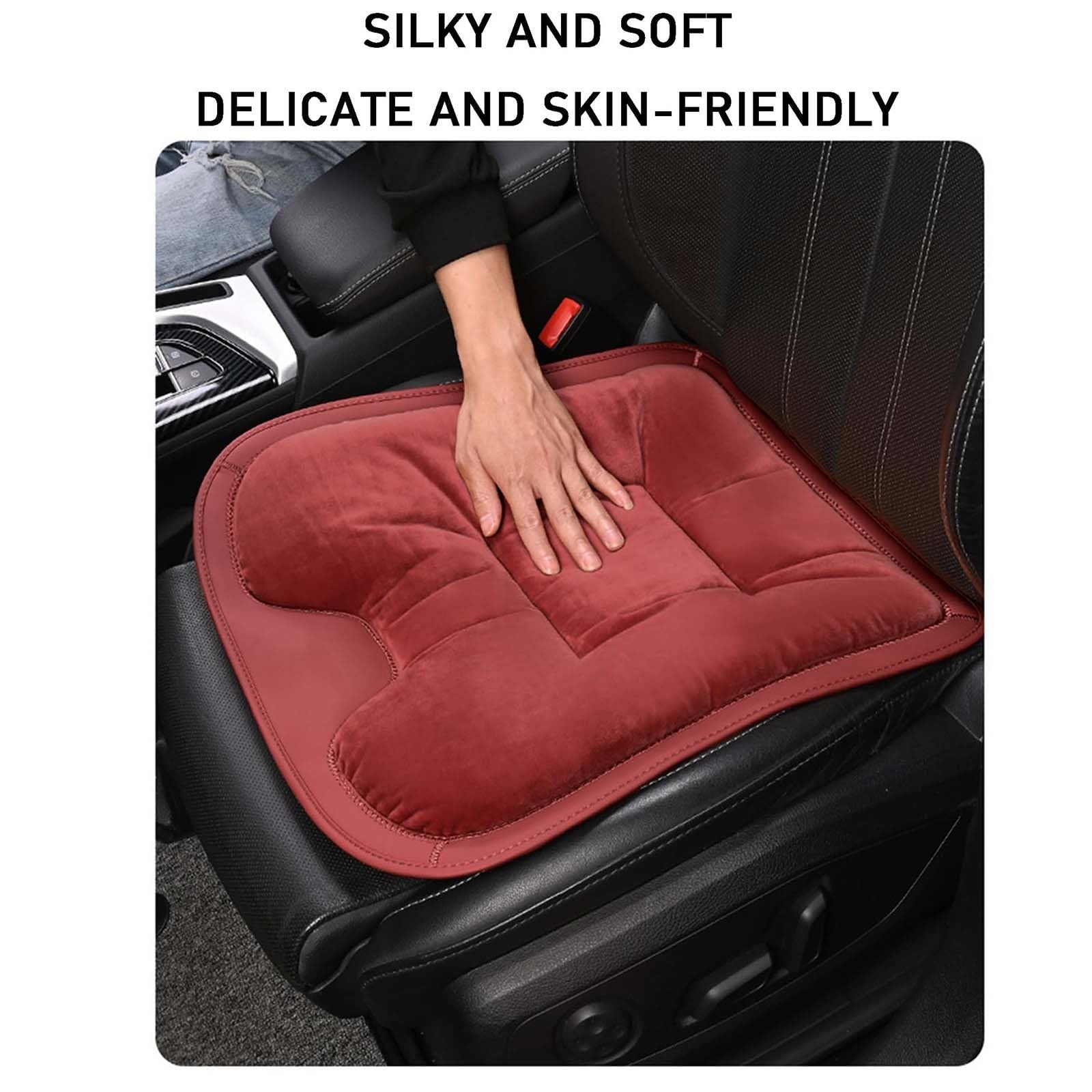 Cuscini per sedili Auto compatibili con Peugeot Partner 2025(Red,B)