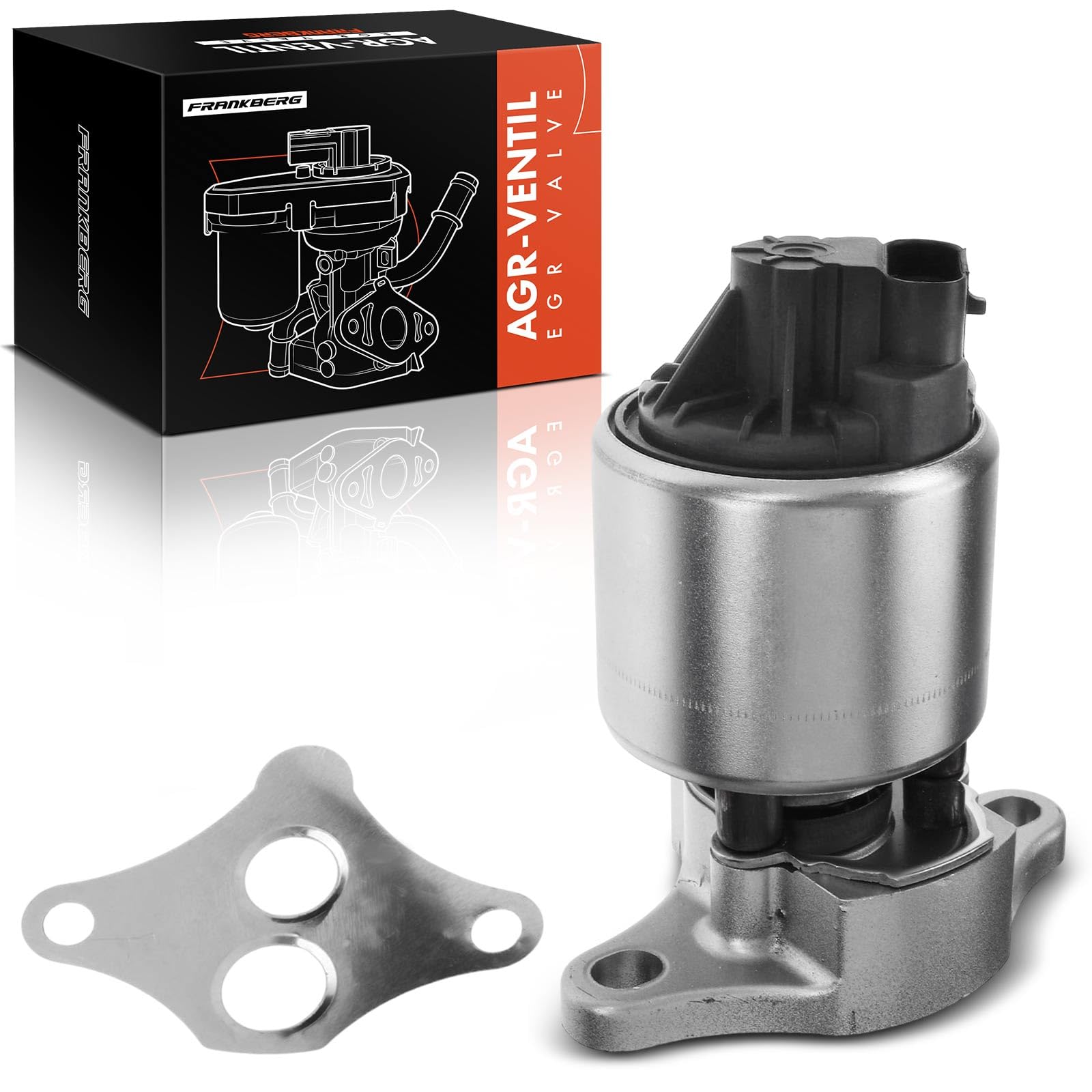 Frankberg Válvula EGR Compatible con Lacetti J200 1.6 Aveo/Kalos Compacto T200 1.4 16V Nubira Touring 1.6 Epica KL1 2.5 Epica KL1 2.0 Replace# 25182126,25183476