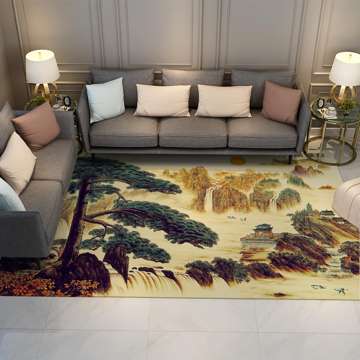 Tapis antidérapant 60x90cm lavable pour en finir avec les tapis sales et glissants