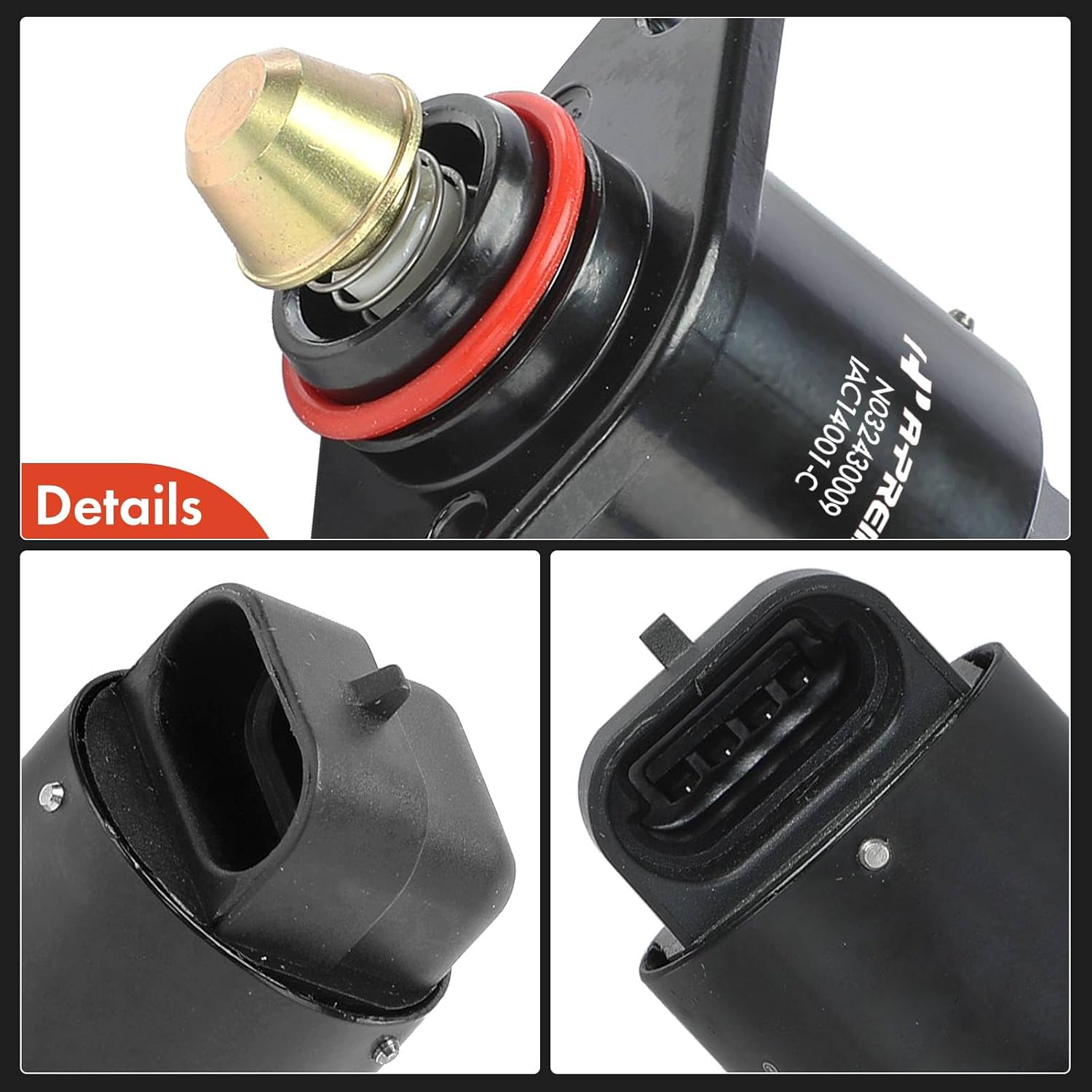 A-Premium Fuel Injection Idle Air Control Valve Compatible with Buick Century, Electra, LeSabre, Reatta, Riviera, Skylark & Oldsmobile 98, Achieva, Cutlass Calais, Toronado & Pontiac Bonneville