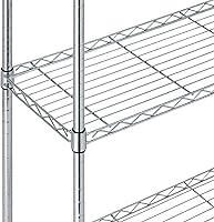 Vista 3 de Yaxa Basics Estantería - 5 estantes - color cromo